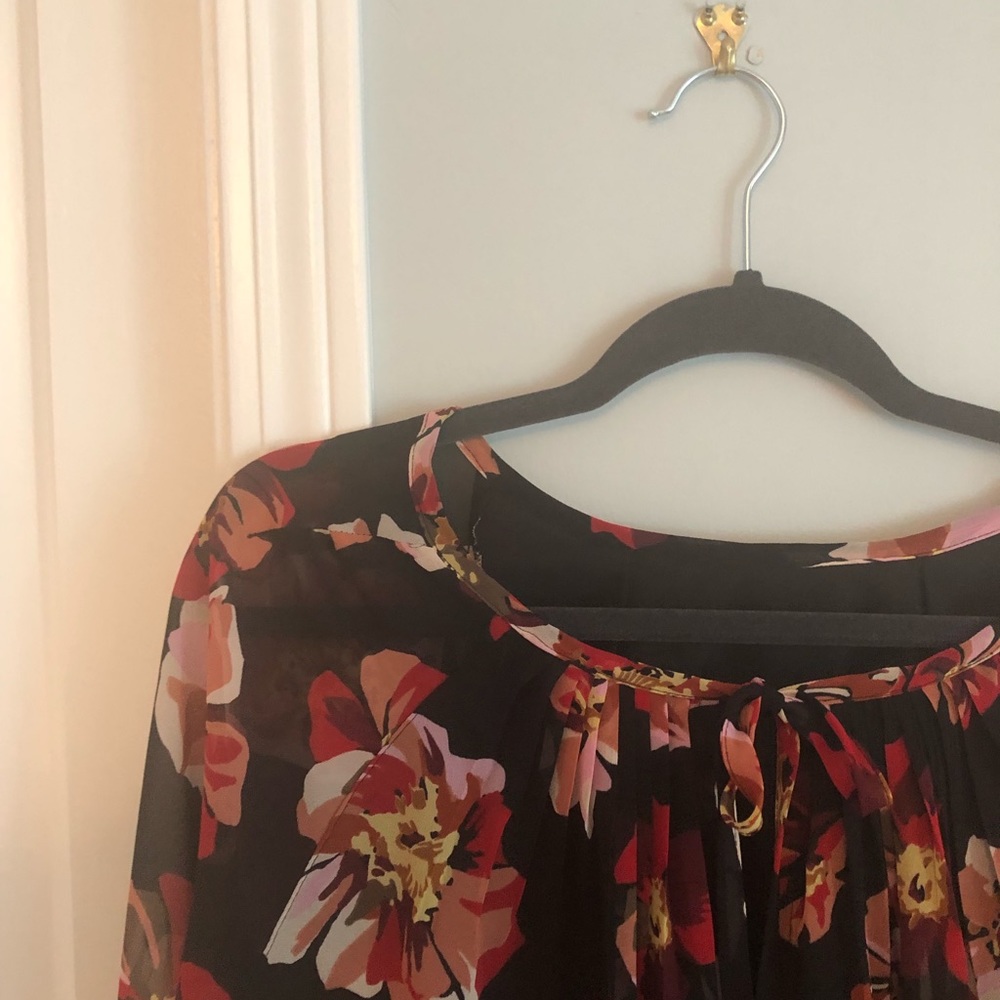 Madewell floral blouse